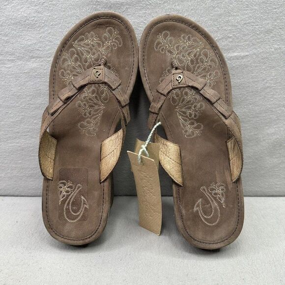 OluKai Brown Sandals Comfortable and Stylish - Picture 6 of 8